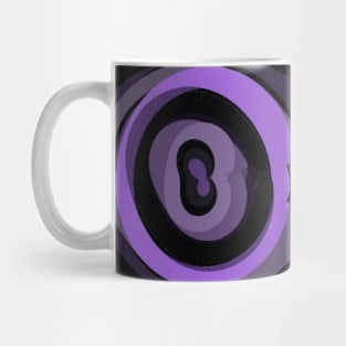 Mod Art Retro Purple Mug